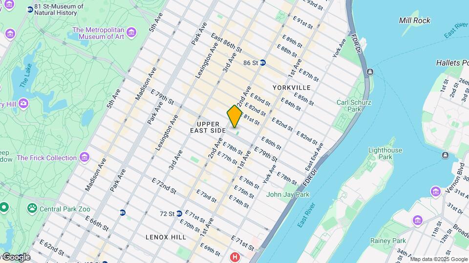 301 E 79th St Map and Location Details