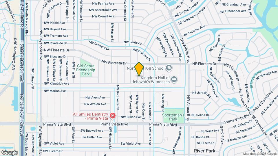 319 NW Byron St Map and Location Details