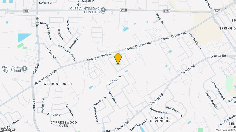 20519 Spring Mission Ln Mapa y Detalles de la Ubicación