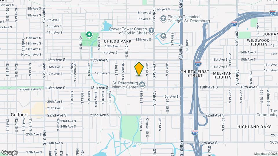 1734 39th St S Map and Location Details