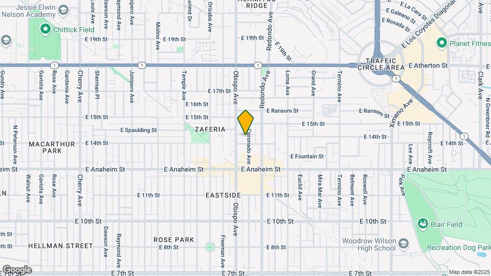 1417 Coronado Ave Mapa y Detalles de la Ubicación