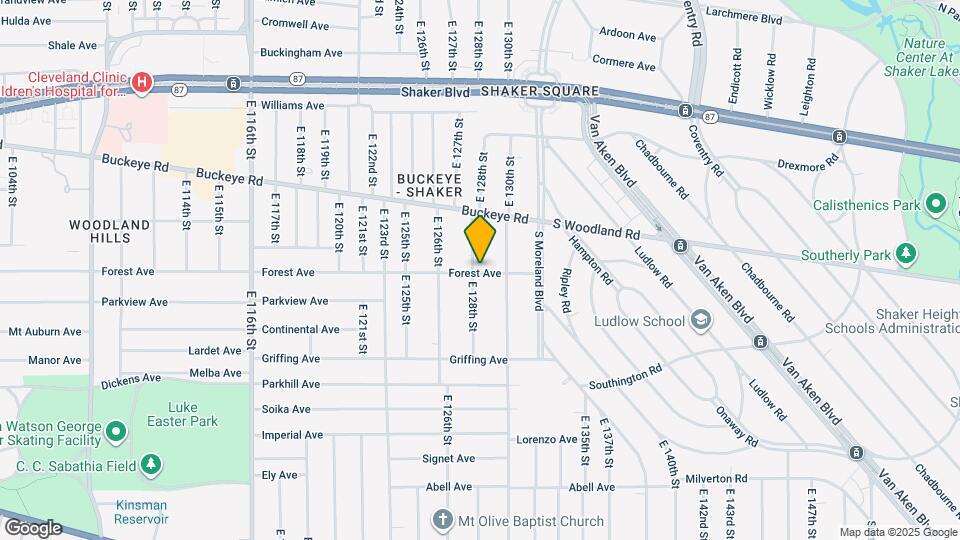 2969 E 128th St Map and Location Details