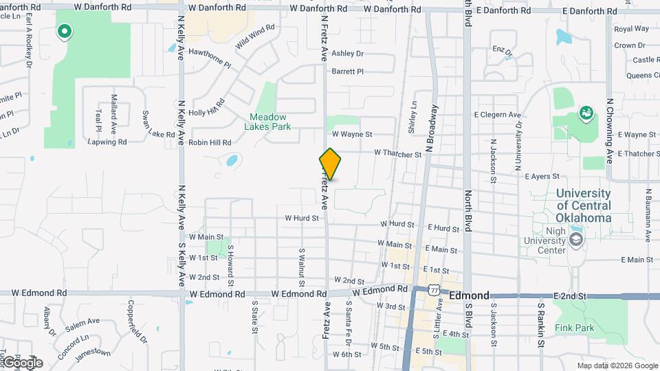 300 N Fretz Ave Map and Location Details