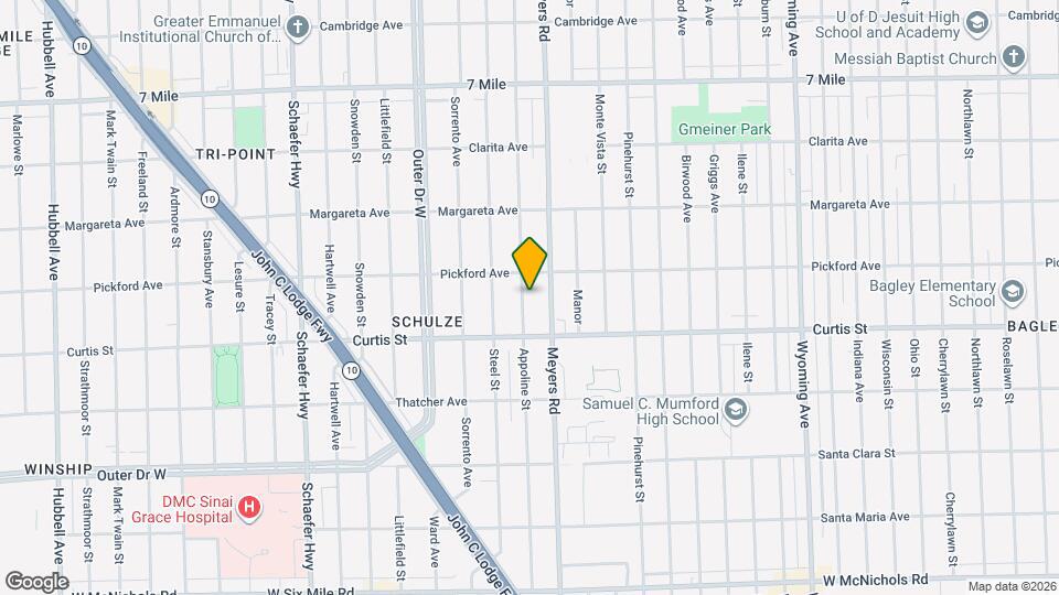 18276 Appoline St Map and Location Details