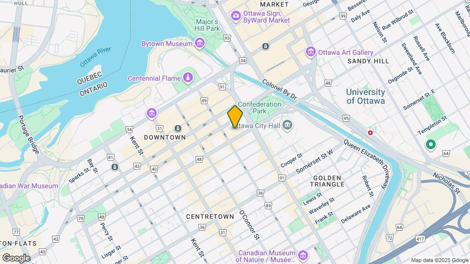 161 Laurier Av W Map and Location Details