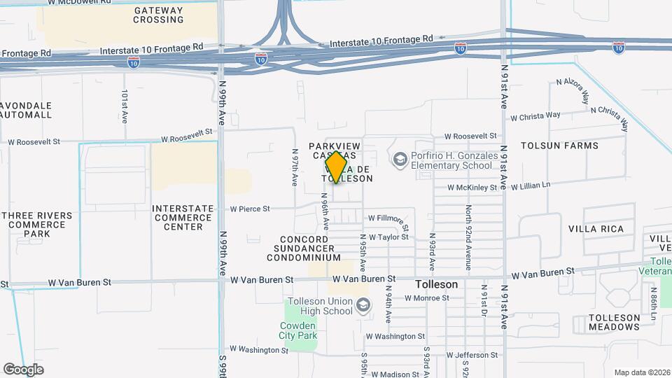 707 N 95th Dr Map and Location Details