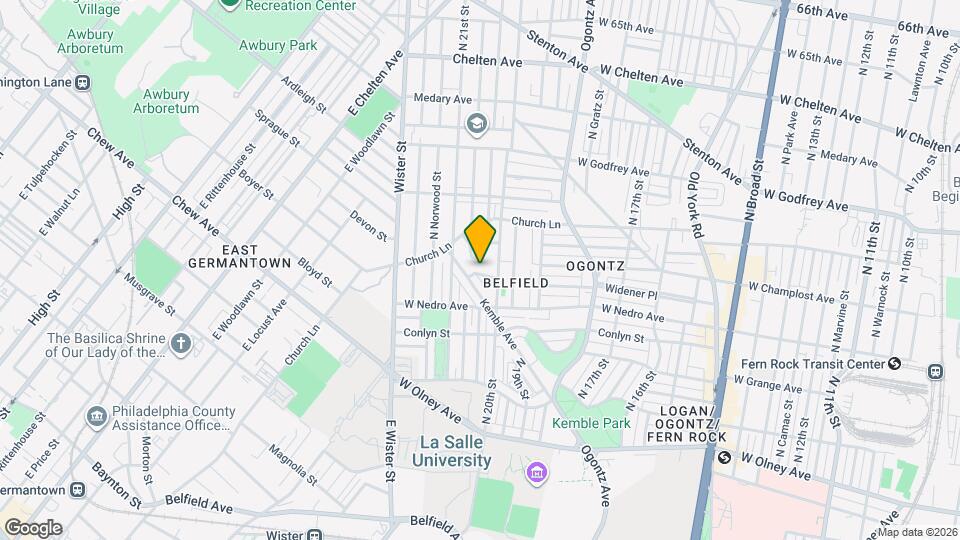 2021 Widener Pl Map and Location Details