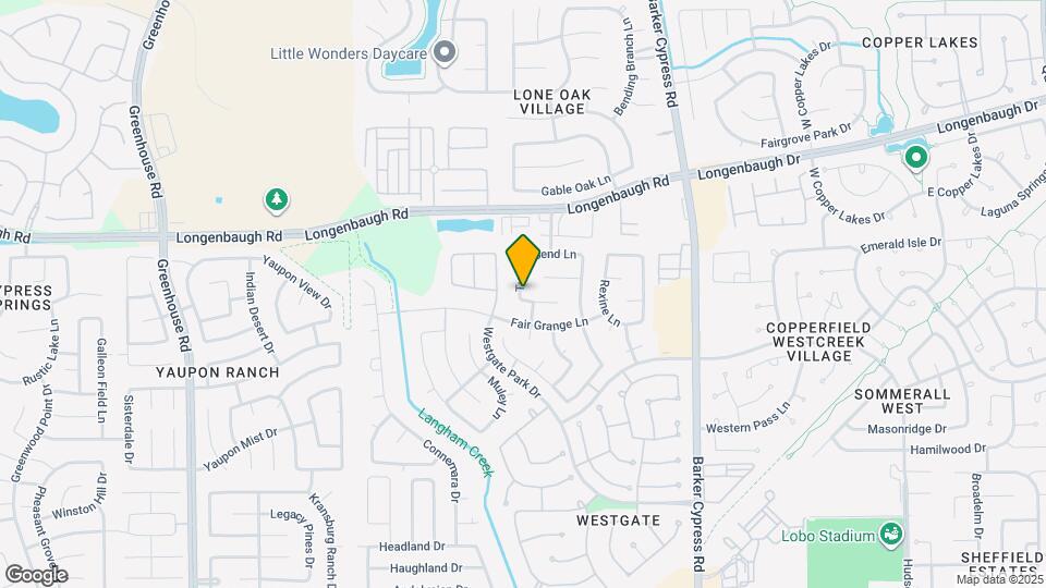 18310 Walden Gate Ln Map and Location Details