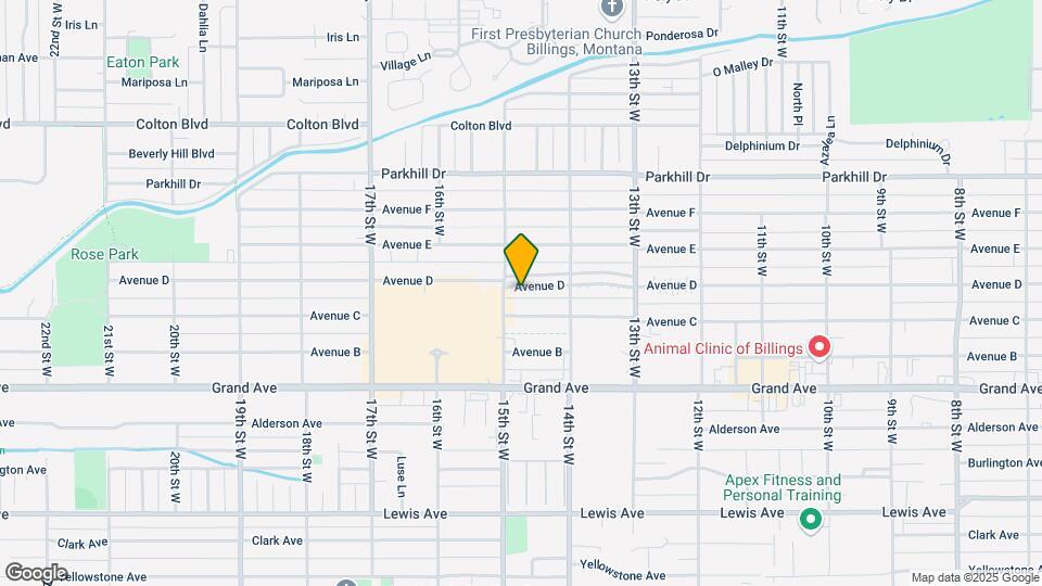 1436 Avenue D Map and Location Details