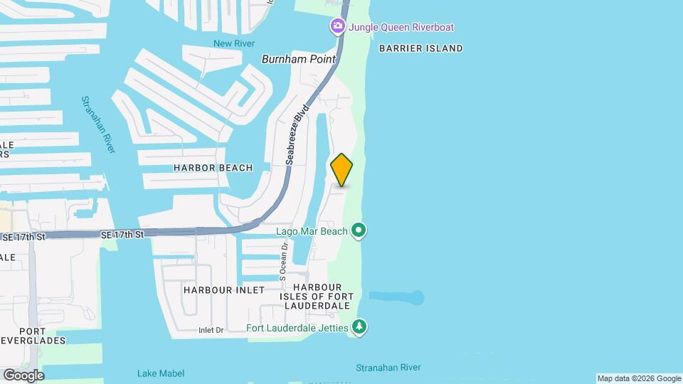 1598 S Ocean Ln, Unit 218 Map and Location Details