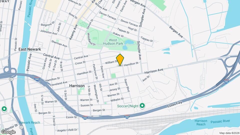 761 Hamilton St Map and Location Details