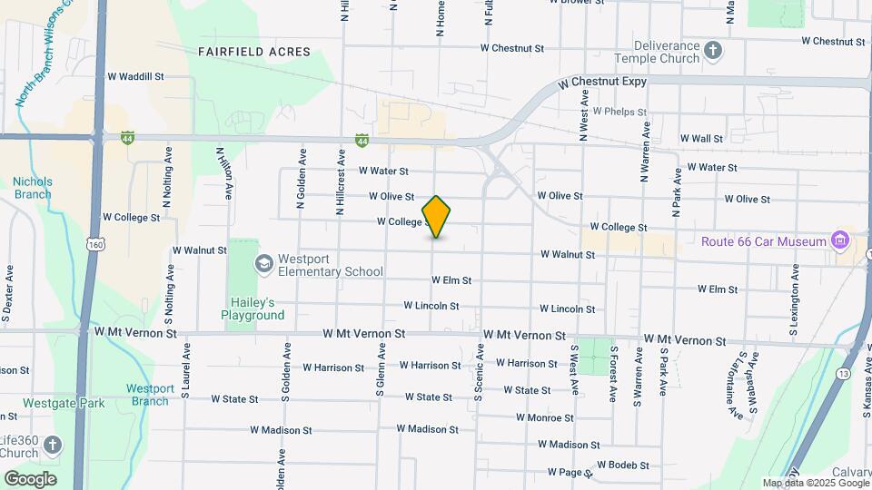 2757 W Walnut St Map and Location Details