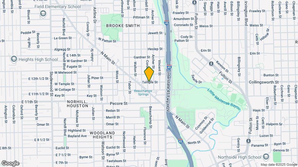 210 Cordell St Map and Location Details