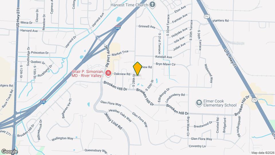 2805 Fairway Hamlet Ct Map and Location Details