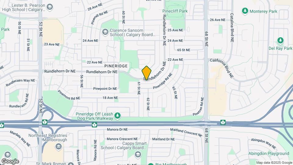 6215 Rundlehorn Dr NE Map and Location Details