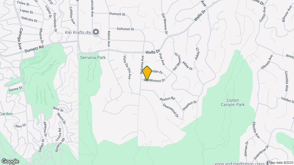 4516 Del Moreno Dr Map and Location Details
