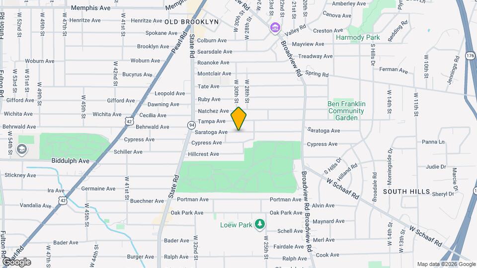 2911 Saratoga Ave Mapa y Detalles de la Ubicación