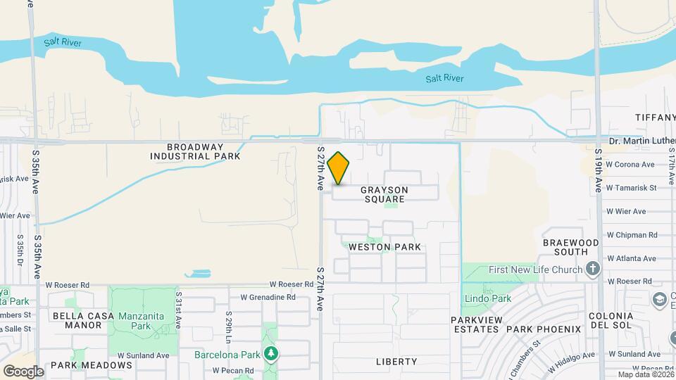 2635 W Tamarisk Ave Mapa y Detalles de la Ubicación