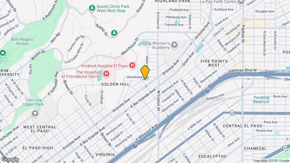 1212 N Laurel St Map and Location Details
