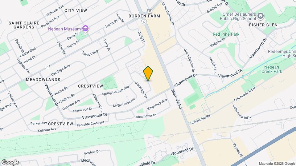 18 Wolmsley Crescent Map and Location Details