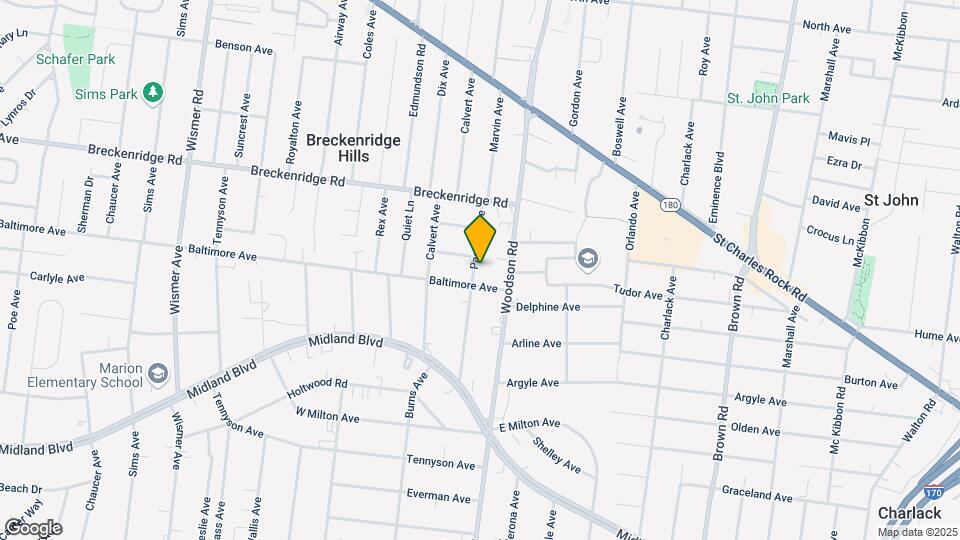 3008 Pasteur Ave Map and Location Details