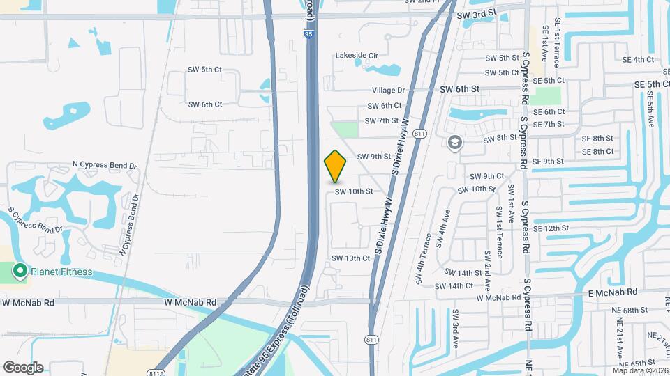 883 SW 10th St Map and Location Details