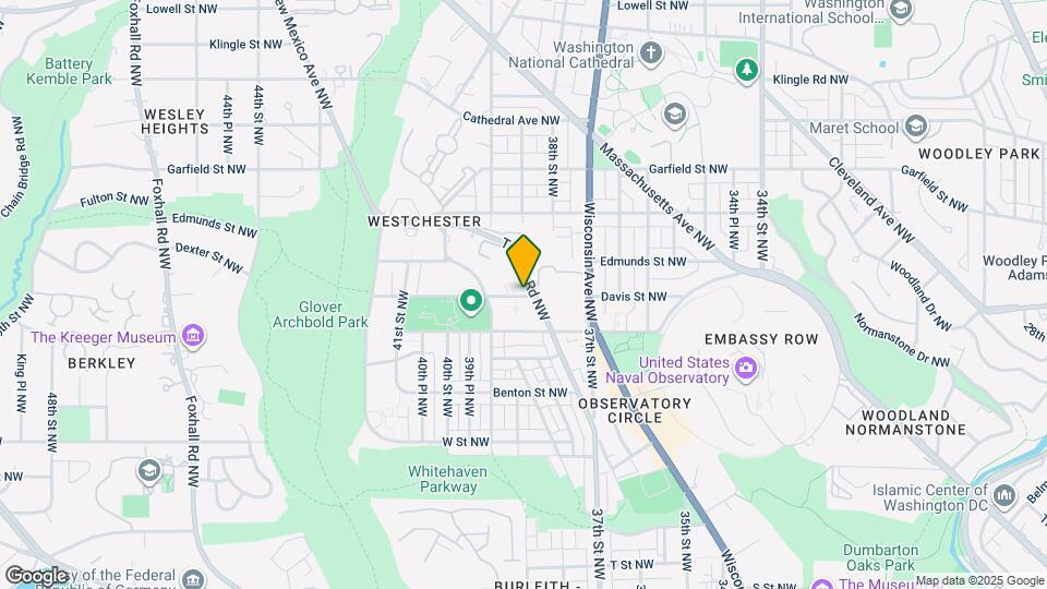 3819 Davis Pl NW Map and Location Details