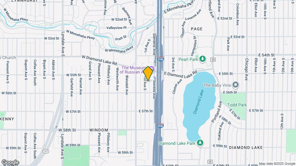 5529 1st Ave S Map and Location Details
