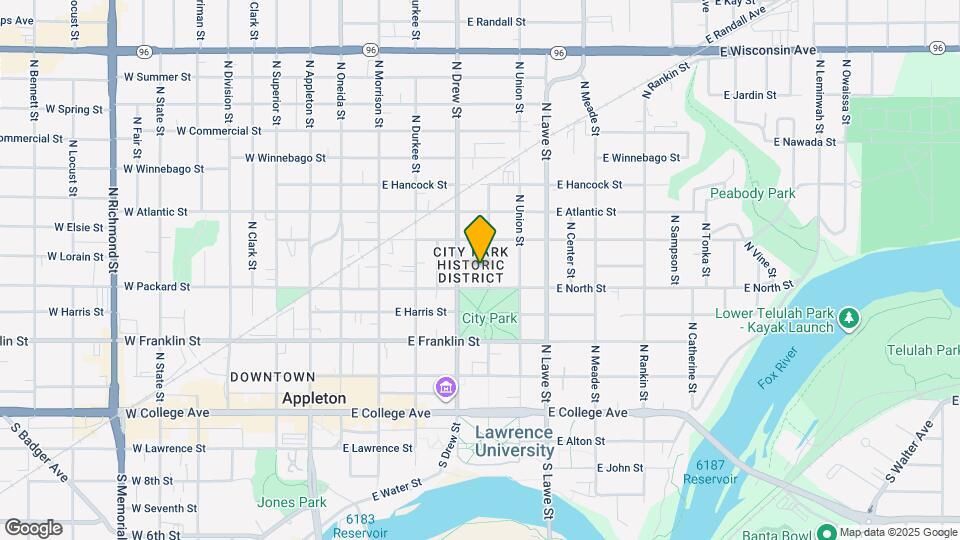 517 N Bateman St Map and Location Details