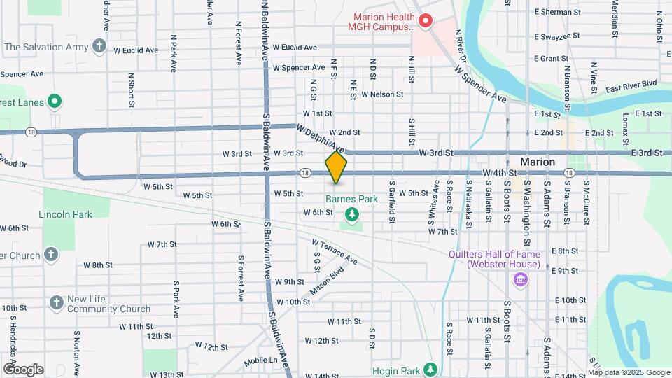 1024 W 5th St Map and Location Details