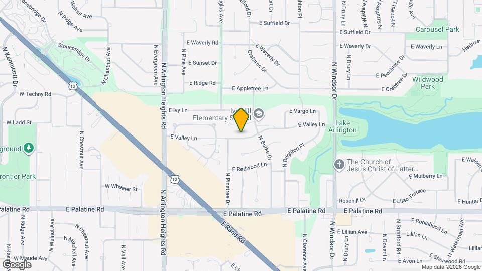 710 E Valley Ln Map and Location Details