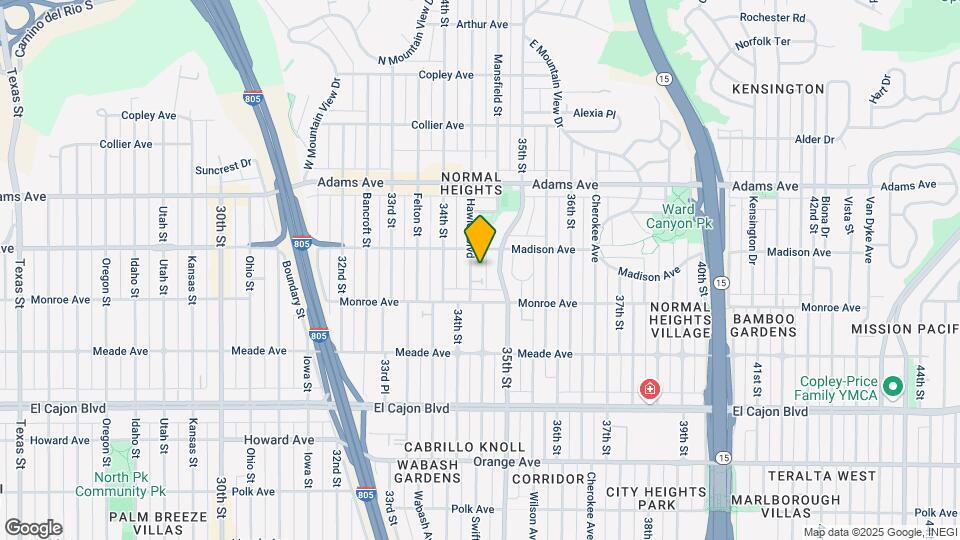 4561 Hawley Blvd Map and Location Details