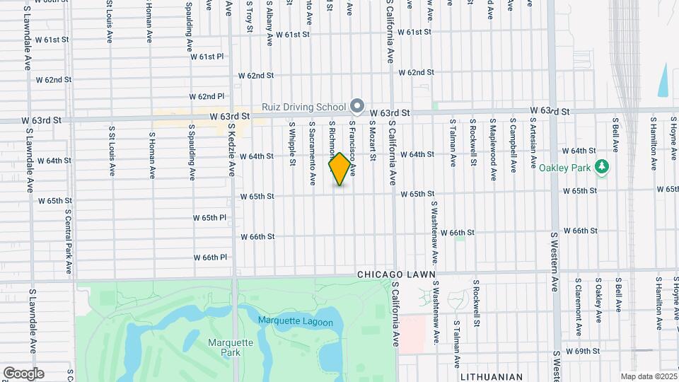 6455 S Richmond St Mapa y Detalles de la Ubicación