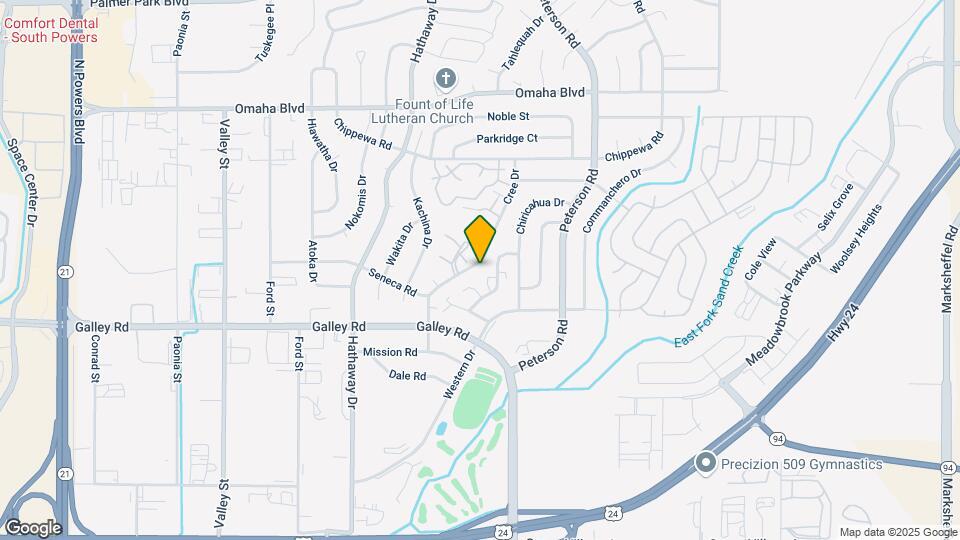1141 Cree Dr Map and Location Details