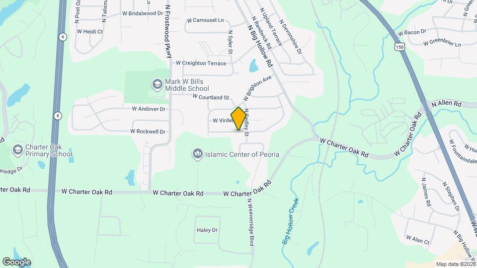 3910 W Verner Dr Map and Location Details