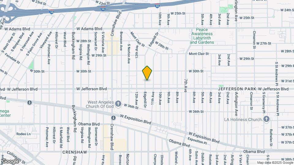 3044 Edgehill Dr Map and Location Details