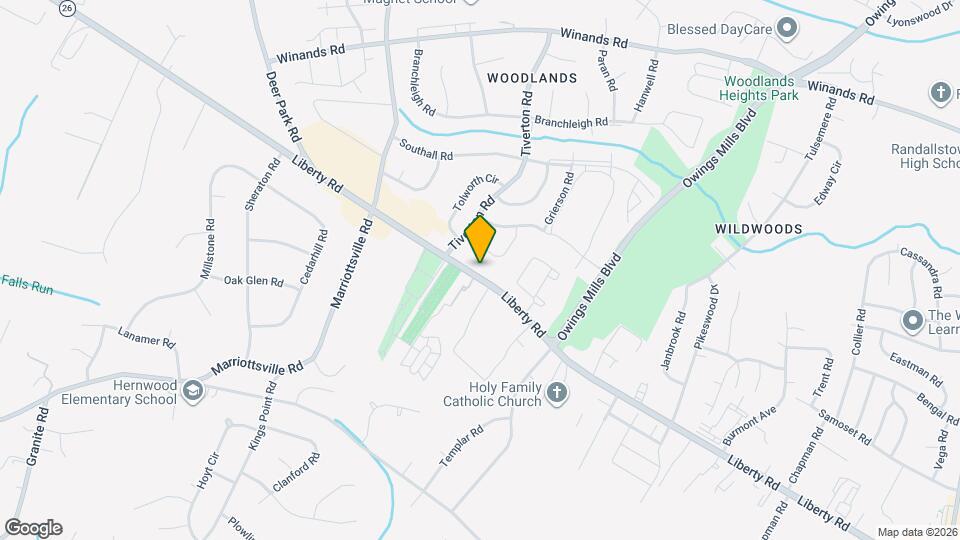 9706 Liberty Rd Map and Location Details