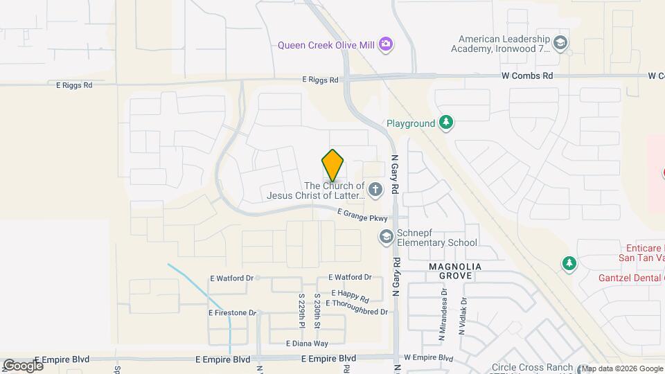 23018 E Orchard Ln Map and Location Details