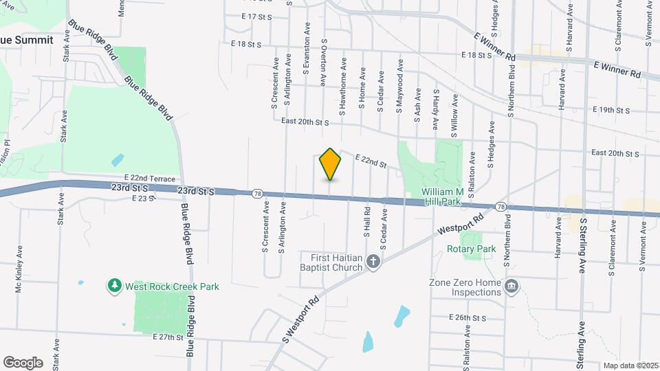 2223 S Hawthorne Ave Map and Location Details