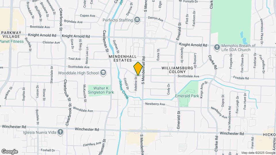 3350 Adeline St Map and Location Details