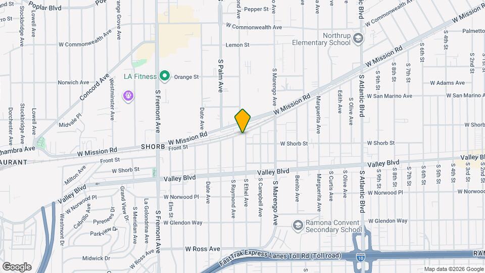 1101 S Ethel Ave Map and Location Details