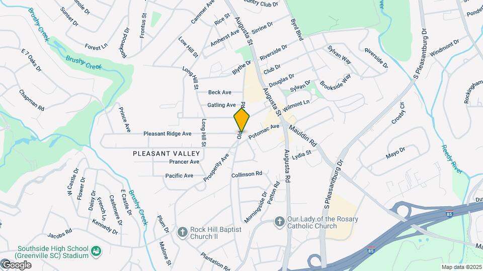 401 Old Augusta Rd Map and Location Details