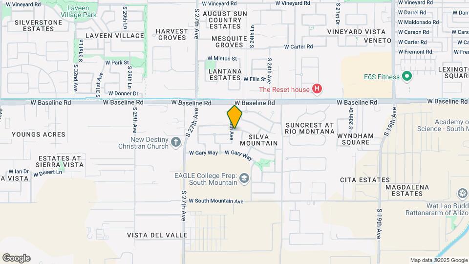 7819 S 25th Ave Mapa y Detalles de la Ubicación