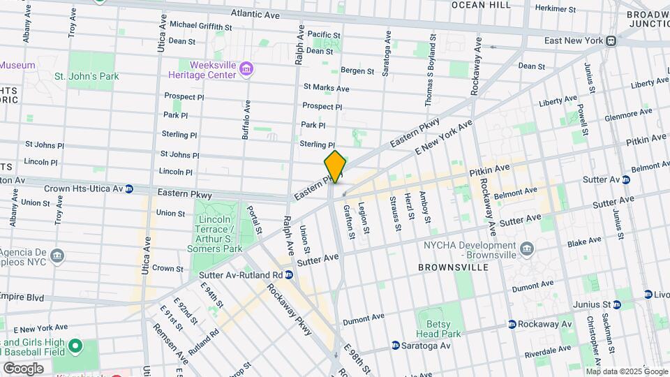 553 Howard Ave Map and Location Details