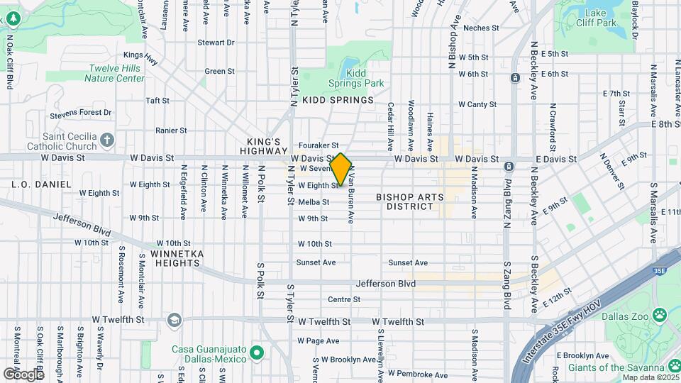 712 W Eighth St Mapa y Detalles de la Ubicación