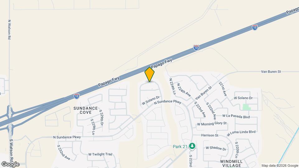22627 W Adams Dr Map and Location Details