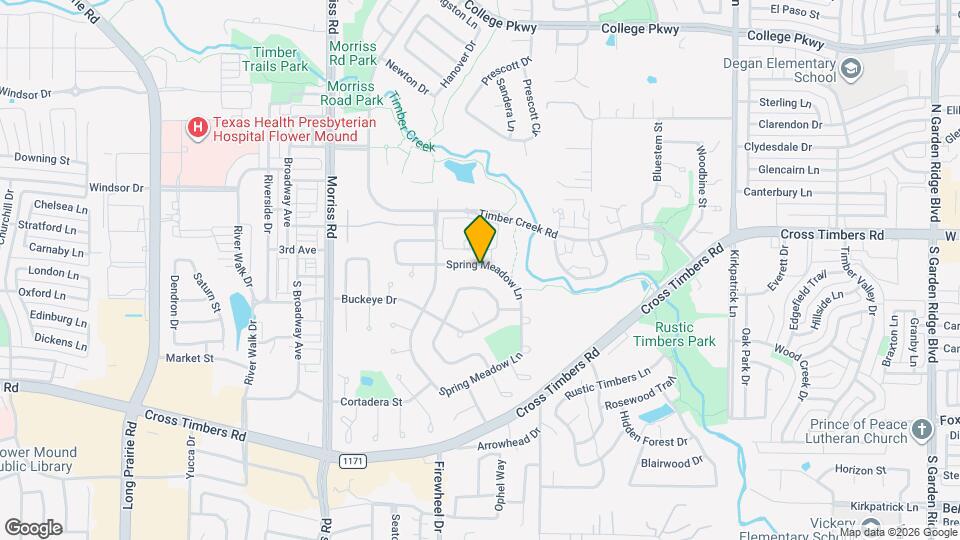 4203 Spring Meadow Ln Map and Location Details