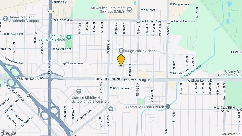 5657 N 66th St Map and Location Details