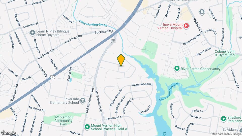 3402 Little Hunting Creek Dr Map and Location Details