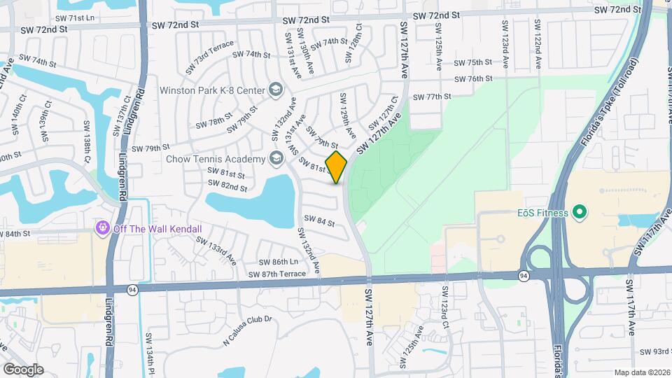 12910 SW 82nd St Map and Location Details